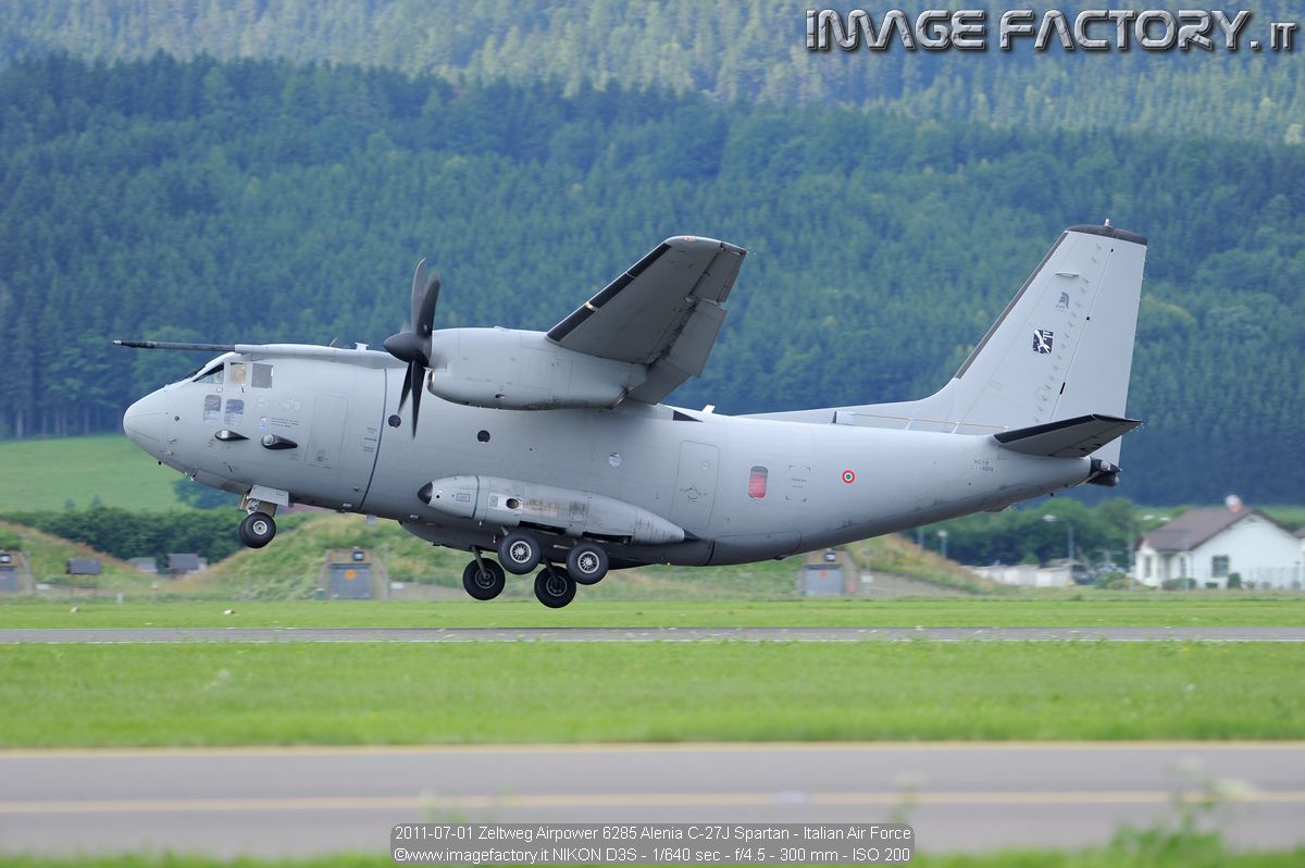 2011-07-01 Zeltweg Airpower 6285 Alenia C-27J Spartan - Italian Air Force